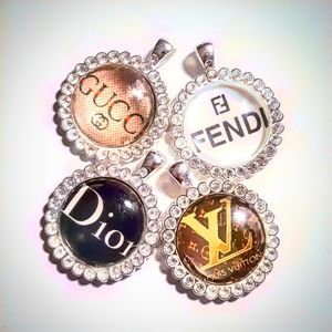 4 Designer Logo Charms & Until Monday